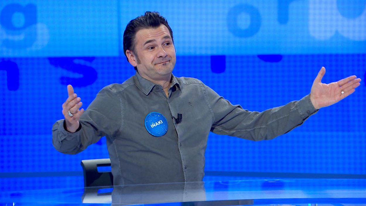 Iñaki López en 'Pasapalabra'. Atresmedia
