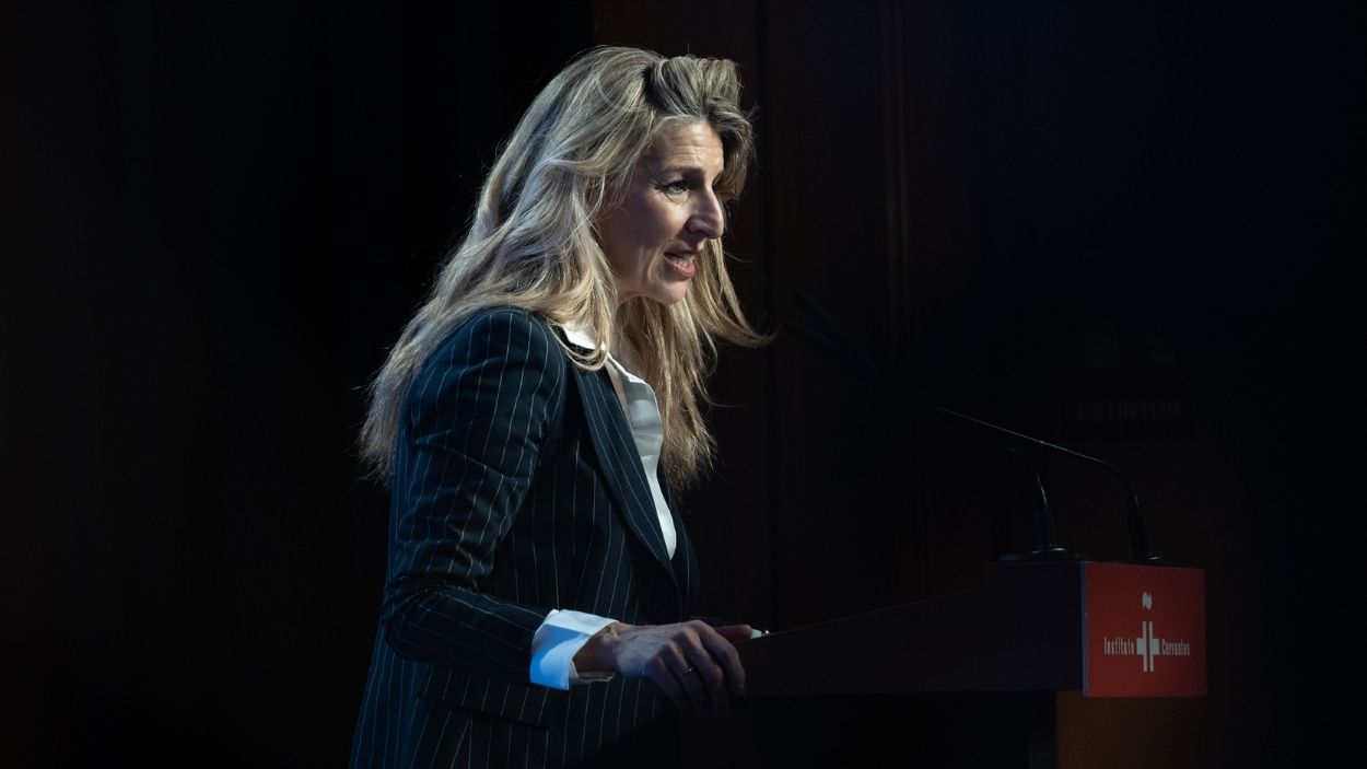 La vicepresidenta segunda y ministra de Trabajo, Yolanda Díaz. EP/Archivo.