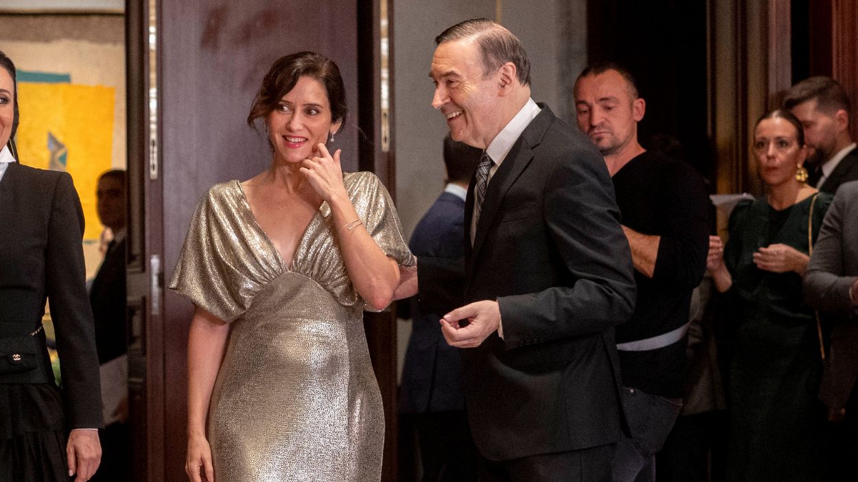 Isabel Díaz Ayuso y Pedro J.Ramírez. EP