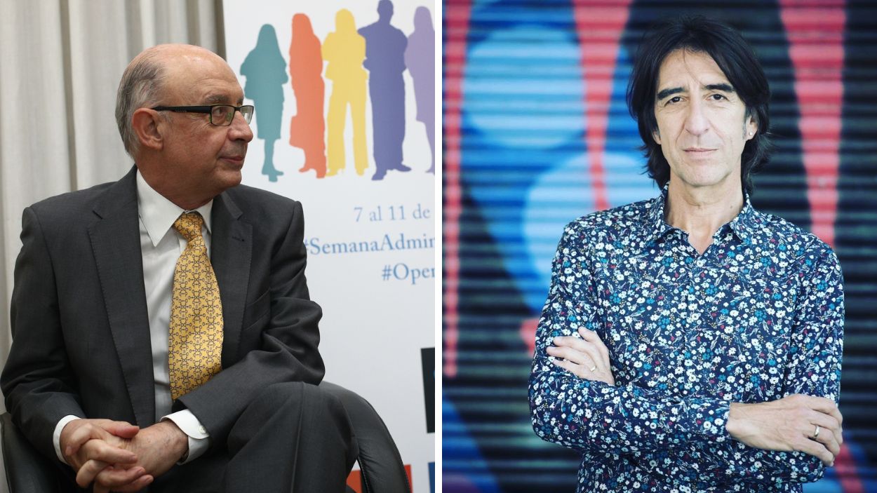  Cristóbal Montoro, ex ministro de Hacienda y Benjamín Prado. EP.