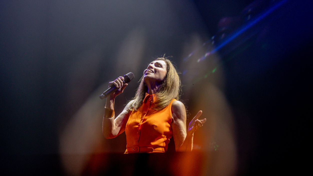 La cantante Ana Belén durante su concierto. EP.