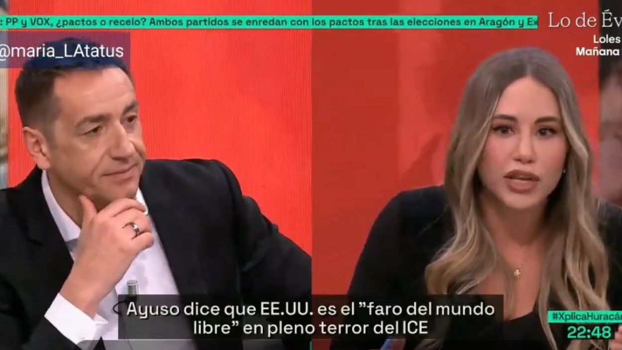 Emilio Delgado y Noelia Núñez en 'laSexta Xplica'. Atresmedia.
