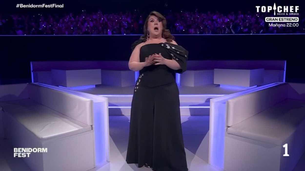 Lalachús en el Benidorm Fest 2026. RTVE 