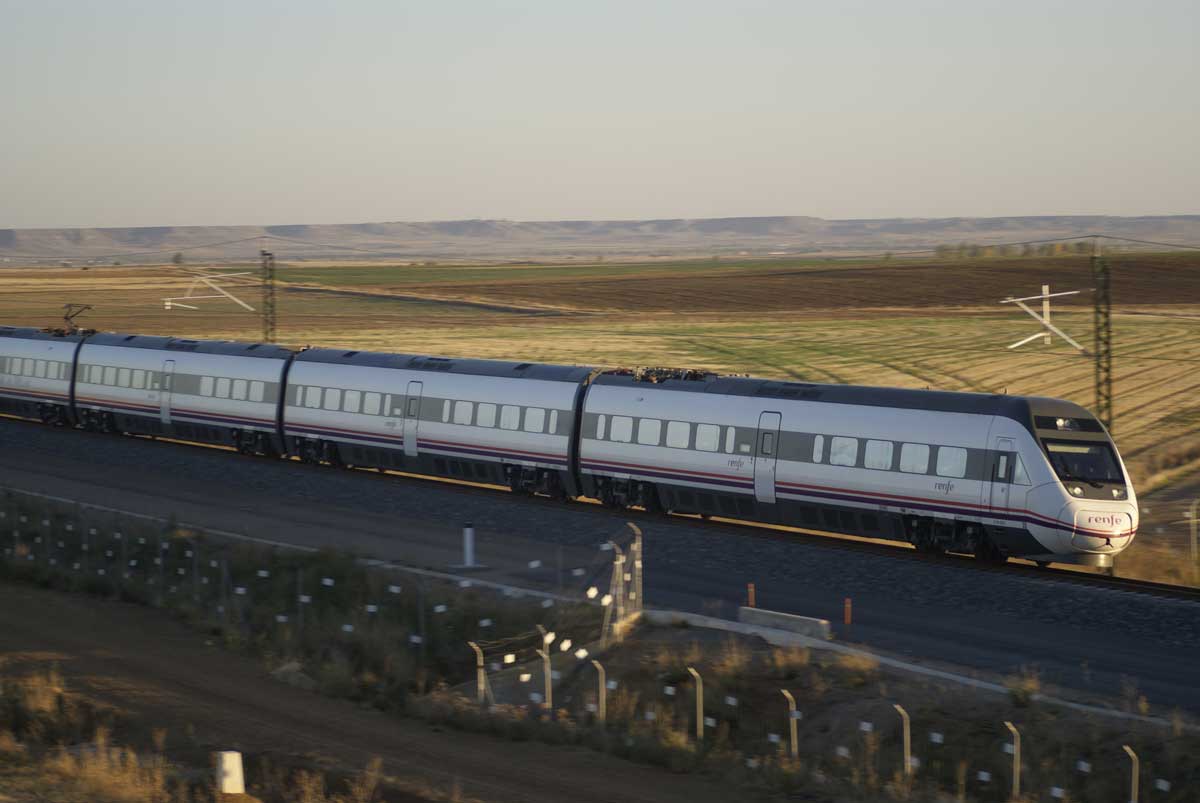 Tren de alta velocidad en Valladolid. 