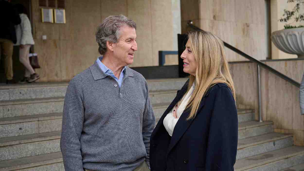 Feijóo y Guardiola en una imagen de archivo. EP