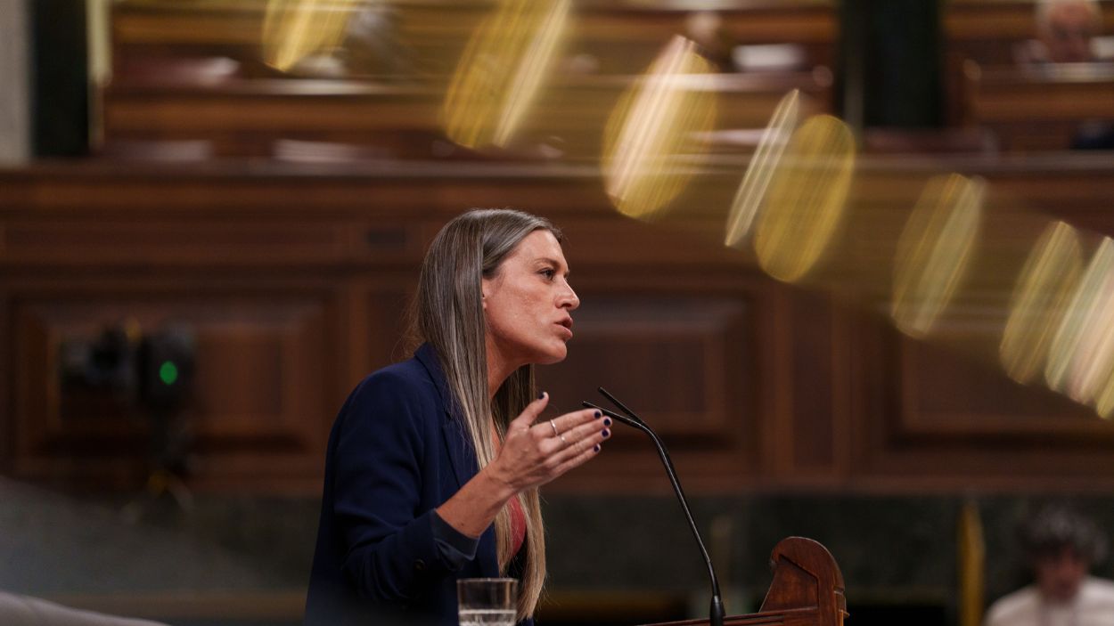 La portavoz parlamentaria de Junts per Catalunya en el Congreso de los Diputados, Miriam Nogueras. EP.