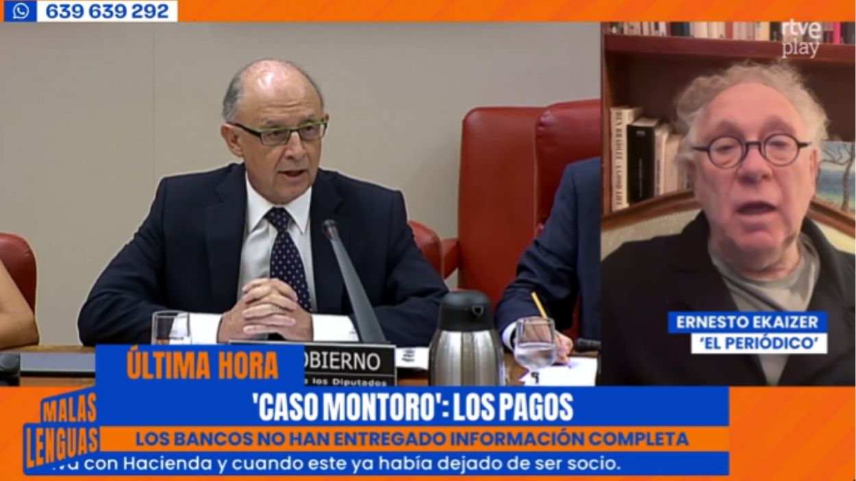 Ernesto Ekaizer en 'Malas Lenguas'. TVE