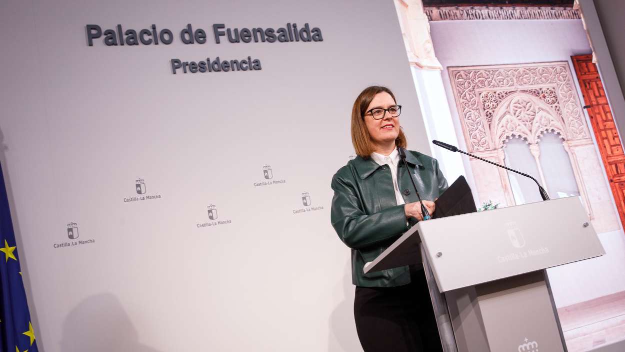 La portavoz del Gobierno de Castilla-La Mancha, Esther Padilla. JCCM.