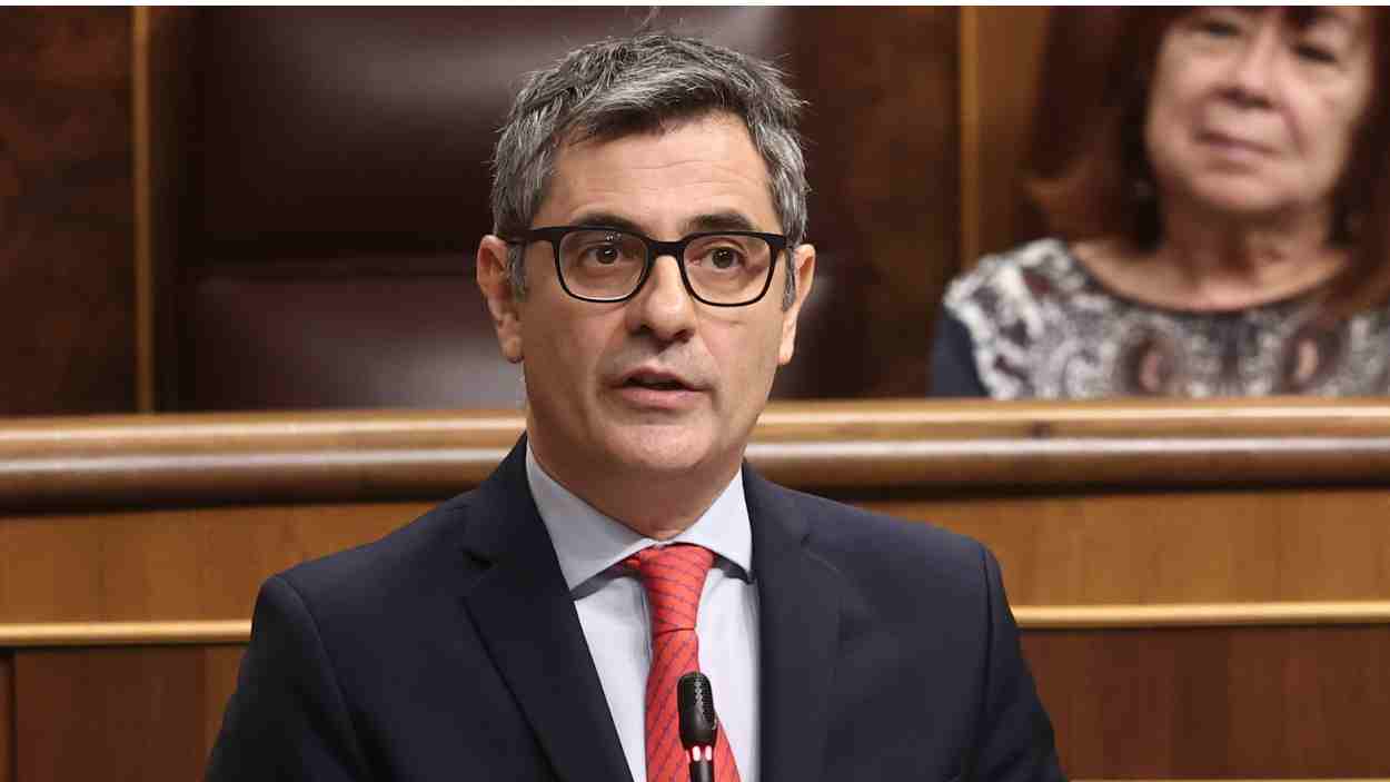 El ministro de la Presidencia, Justicia y Relaciones con las Cortes, Félix Bolaños. EP