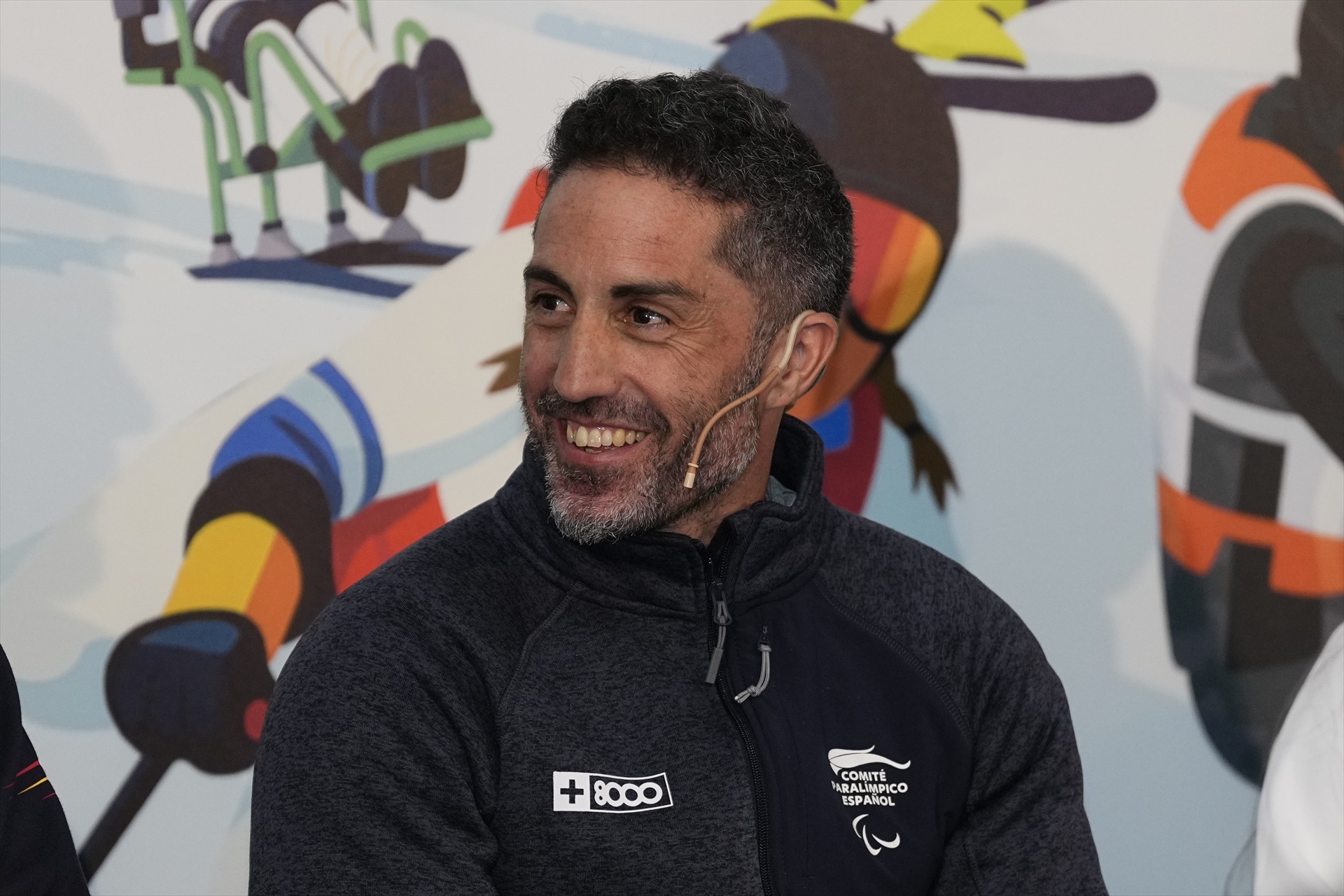 Higinio Rivero durante la presentación del equipo paralímpico español de los Juegos de Invierno| EP