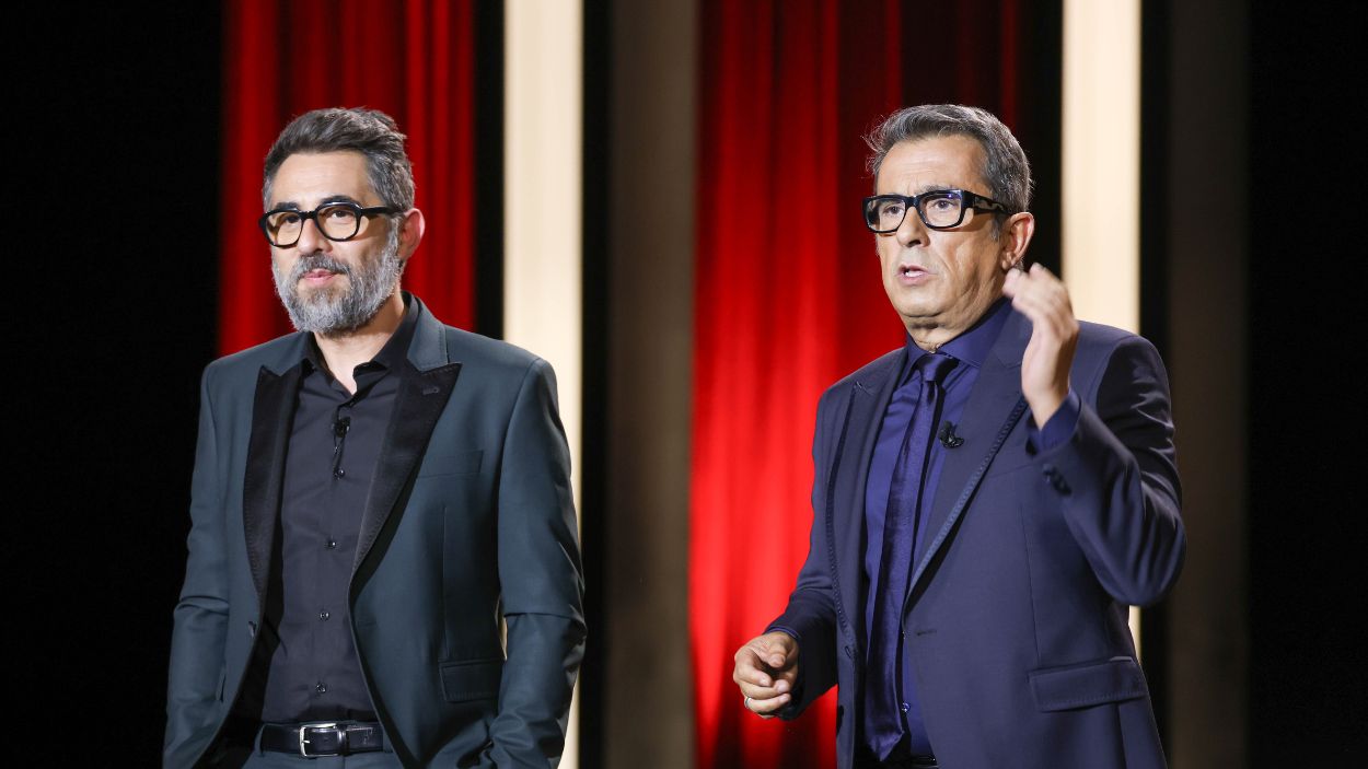 Los presentadores Andreu Buenafuente y Berto Romero en una imagen de archivo. EP.