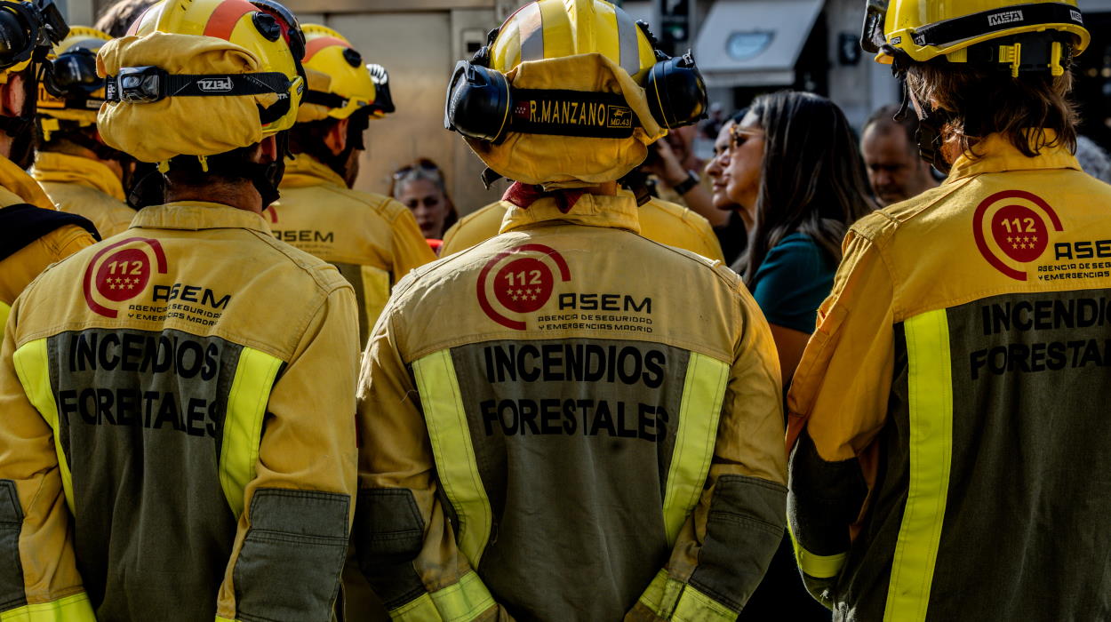 Bomberos Forestales de Madrid acuden a la Inspección de Trabajo por estado "deficiente" y "peligroso" de sus bases. EP.