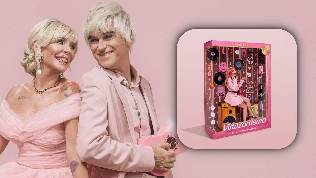 Nebulossa y la portada de su nuevo disco 'Virtuzorrismo'