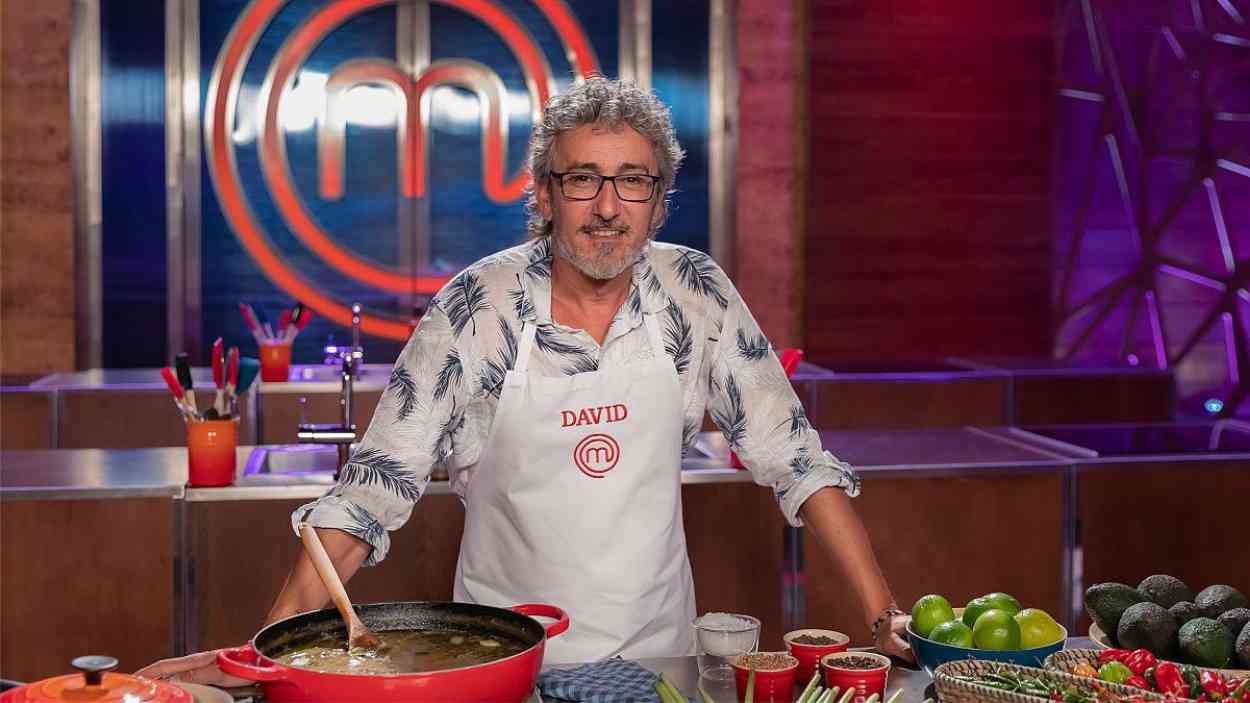 David Fernández durante su participación en ‘Masterchef Celebrity’. RTVE.