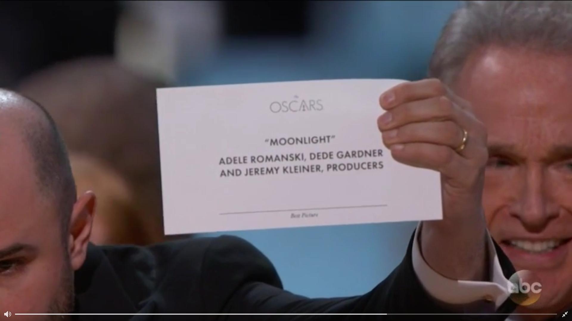 Lo de los Oscars fue una cagada de diseño