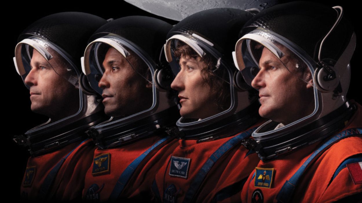 Los cuatro astronautas de la misión Artemis II. EP.