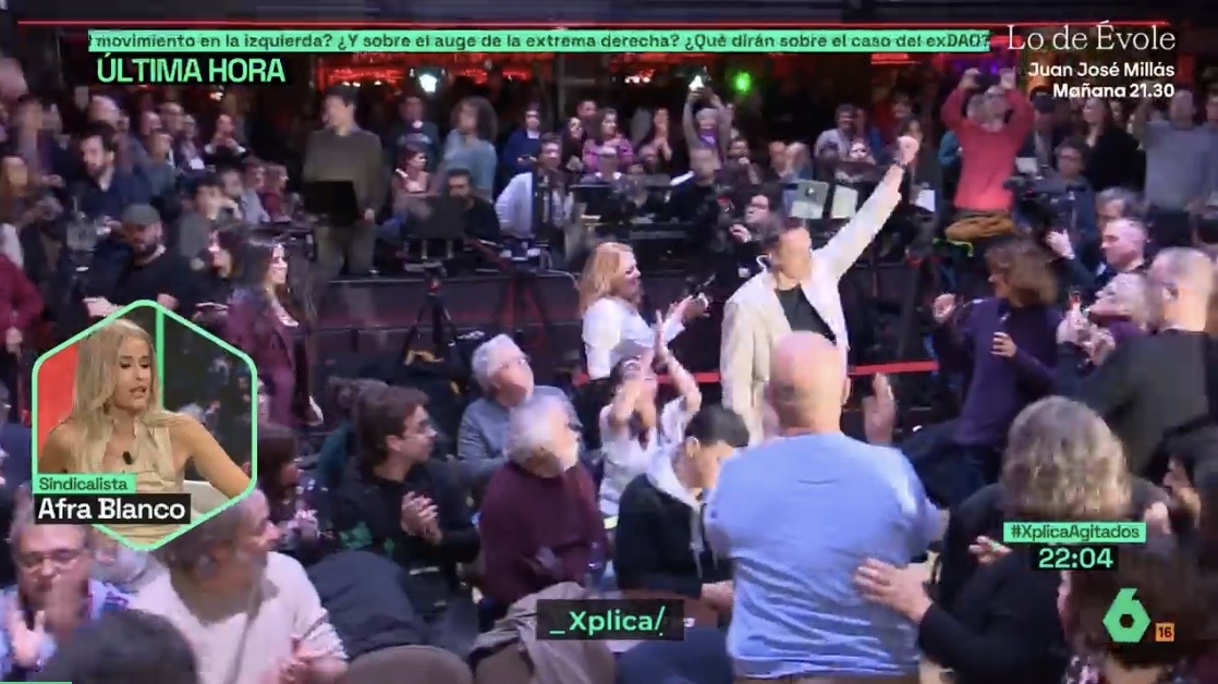 La sindicalista Afra Blanco ha intervenido este sábado en el programa de ‘laSexta Xplica’, donde se ha autodenominado como “de izquierdas”. LaSexta