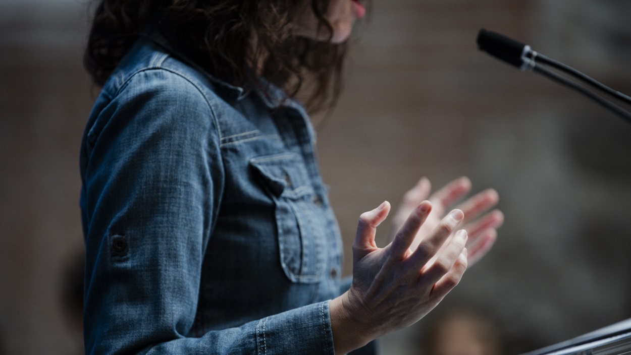 La presidenta de la Comunidad de Madrid, Isabel Díaz Ayuso. EP