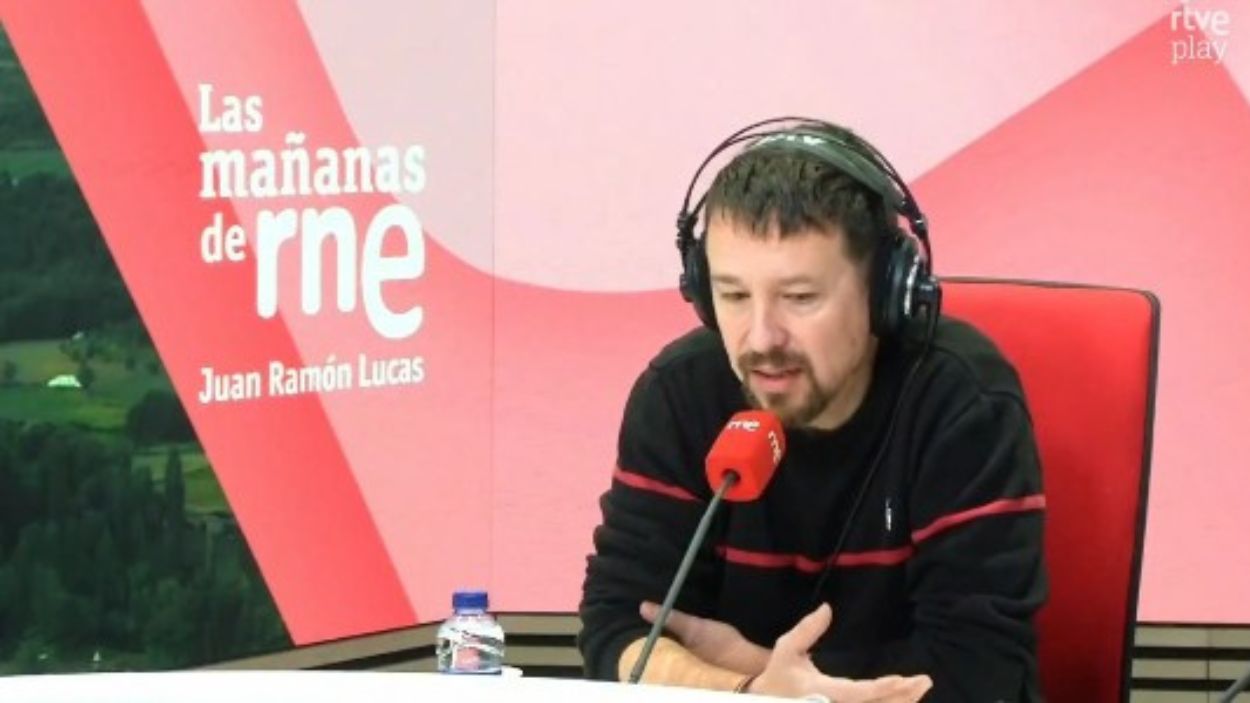 Pablo Iglesias en 'Las mañanas de RNE'. RTVE Play