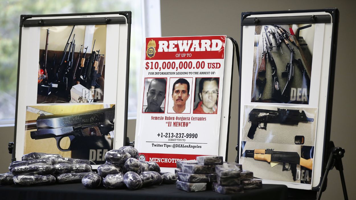 Redada contra el CJNG, organización liderada por Nemesio Rubén Oseguera Cervantes, alias El Mencho. 