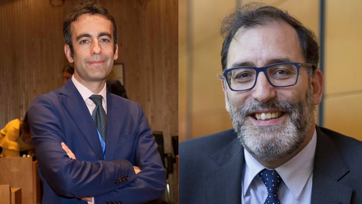 Los jueces Manuel Ruiz de Lara y Eloy Velasco