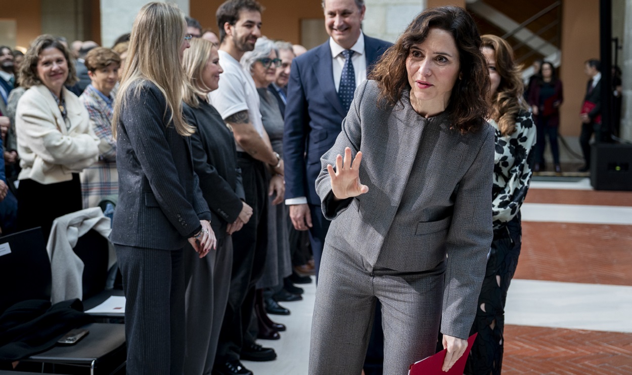 La presidenta de la Comunidad de Madrid, Isabel Díaz Ayuso. EP