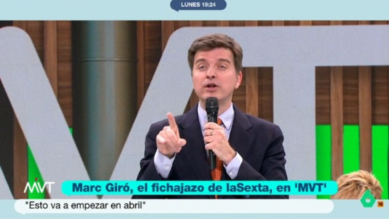 Marc Giró en 'Más Vale Tarde'. Atresmedia