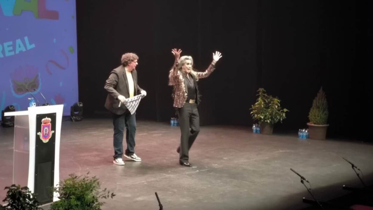 Mario Vaquerizo durante el pregón del Carnaval en Ciudad Real. Ayto CR.