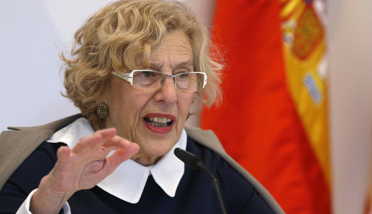 La alcaldesa de Madrid, Manuela Carmena.