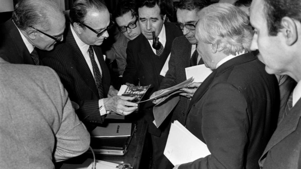 Reunión de la Junta de Portavoces del Congreso de los Diputados, celebrada tras el intento fallido de golpe de Estado. EP/Archivo.