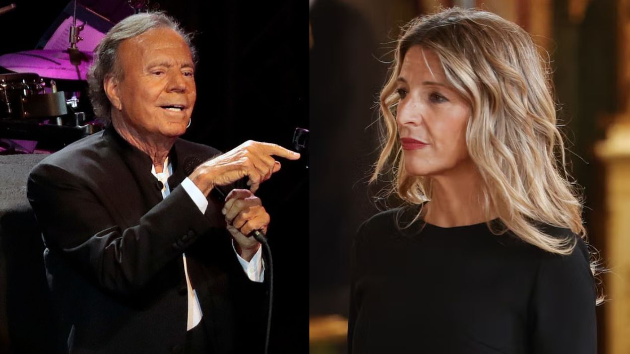 Julio Iglesias y Yolanda Díaz