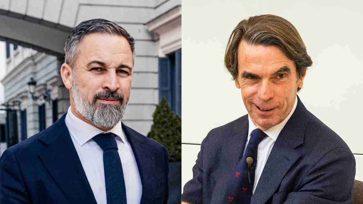 Abascal culpabiliza a Aznar por “dinamitar las negociaciones” con Vox y advierte a Feijóo de sus palabras