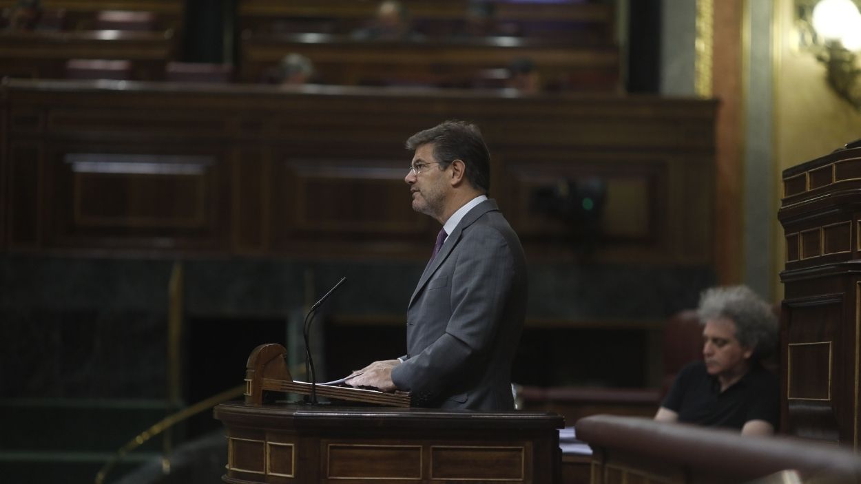El exministro de Defensa Rafael Catalá durante un pleno en el Congreso. EP/Archivo.