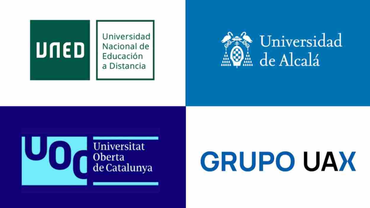 UNED, UOC, Grupo UAX y UAH