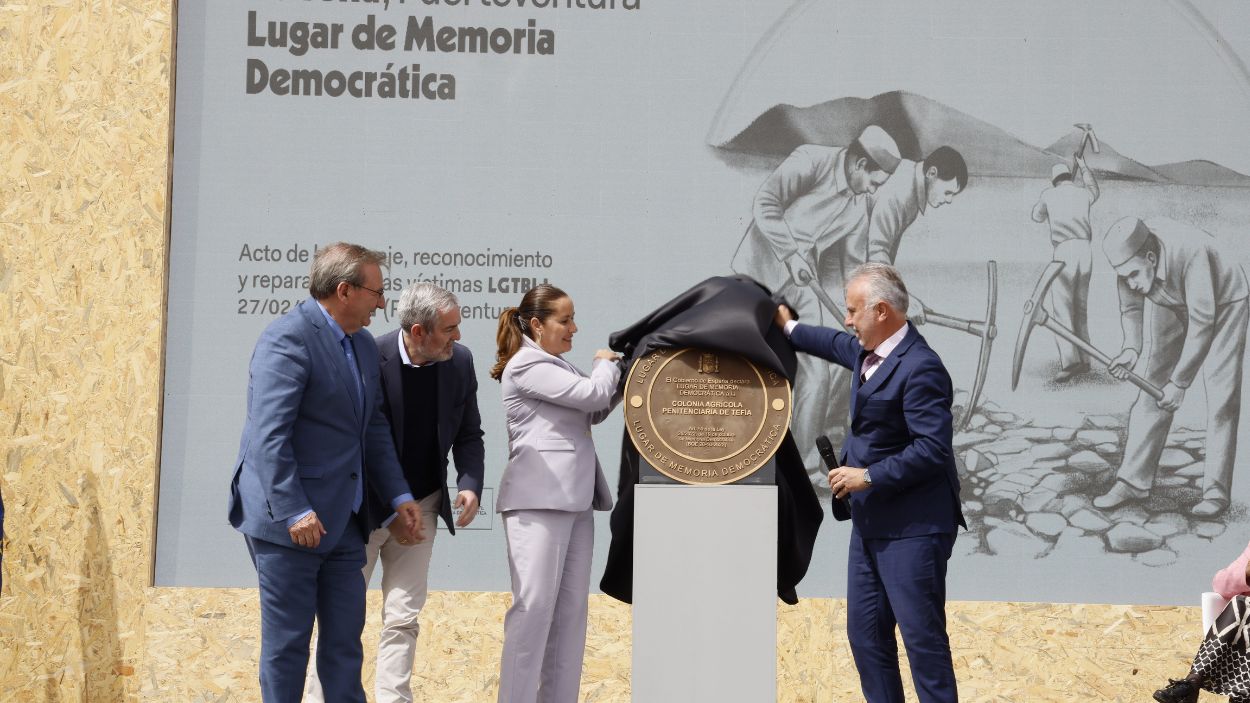 Declaración de la antigua Colonia Agrícola Penitenciaria de Tefía (Fuerteventura) como Lugar de Memoria por el Gobierno. Fuente: Ministerio de Política Territorial.