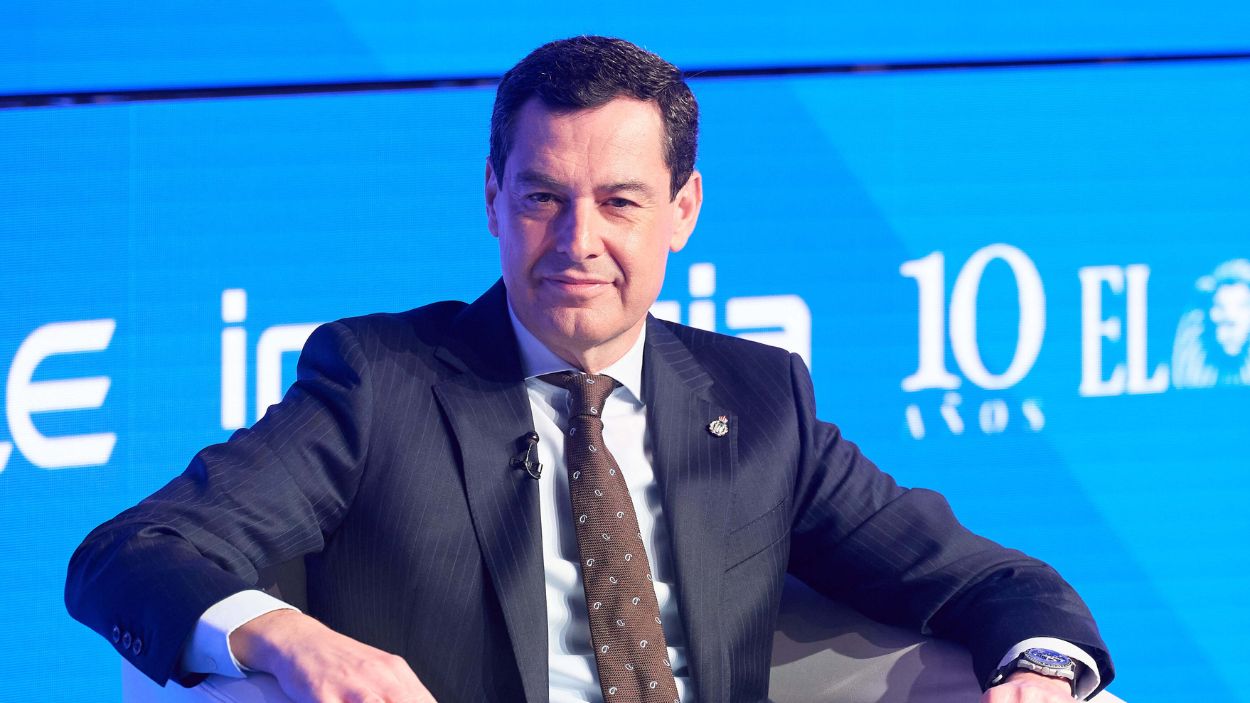 El presidente de la Junta de Andalucía, Juan Manuel Moreno Bonilla. EP.