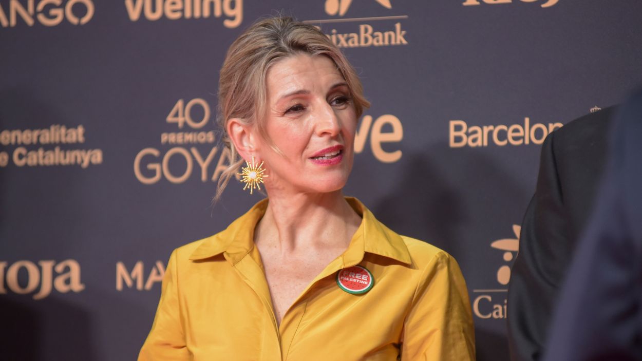 La vicepresidenta segunda y ministra de Trabajo y Economía Social, Yolanda Díaz. EP.