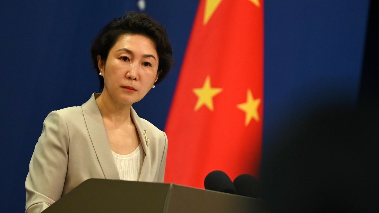 La portavoz del Ministerio de Exteriores chino, Mao Ning. EP.