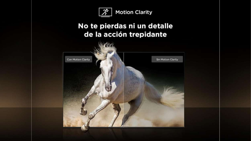 Televisión TCL con motion clarity