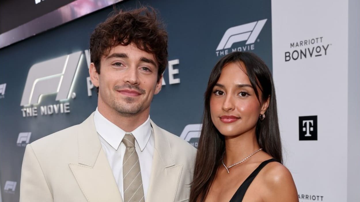 Charles Leclerc se casa con Alexandra Saint Mleux