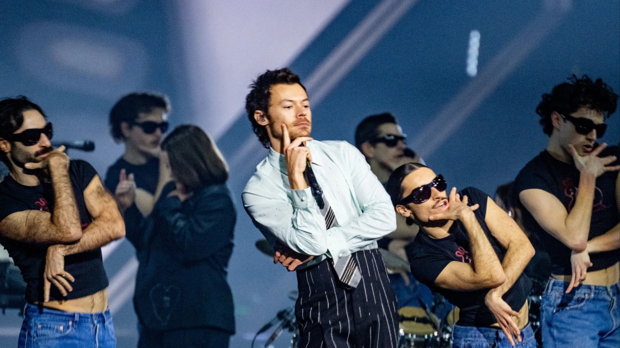 Harry Styles durante los BRIT Awards 2026