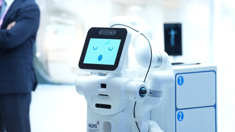 Los robots de todos los tipos han tenido parte del protagonismo de esta primera jornada.