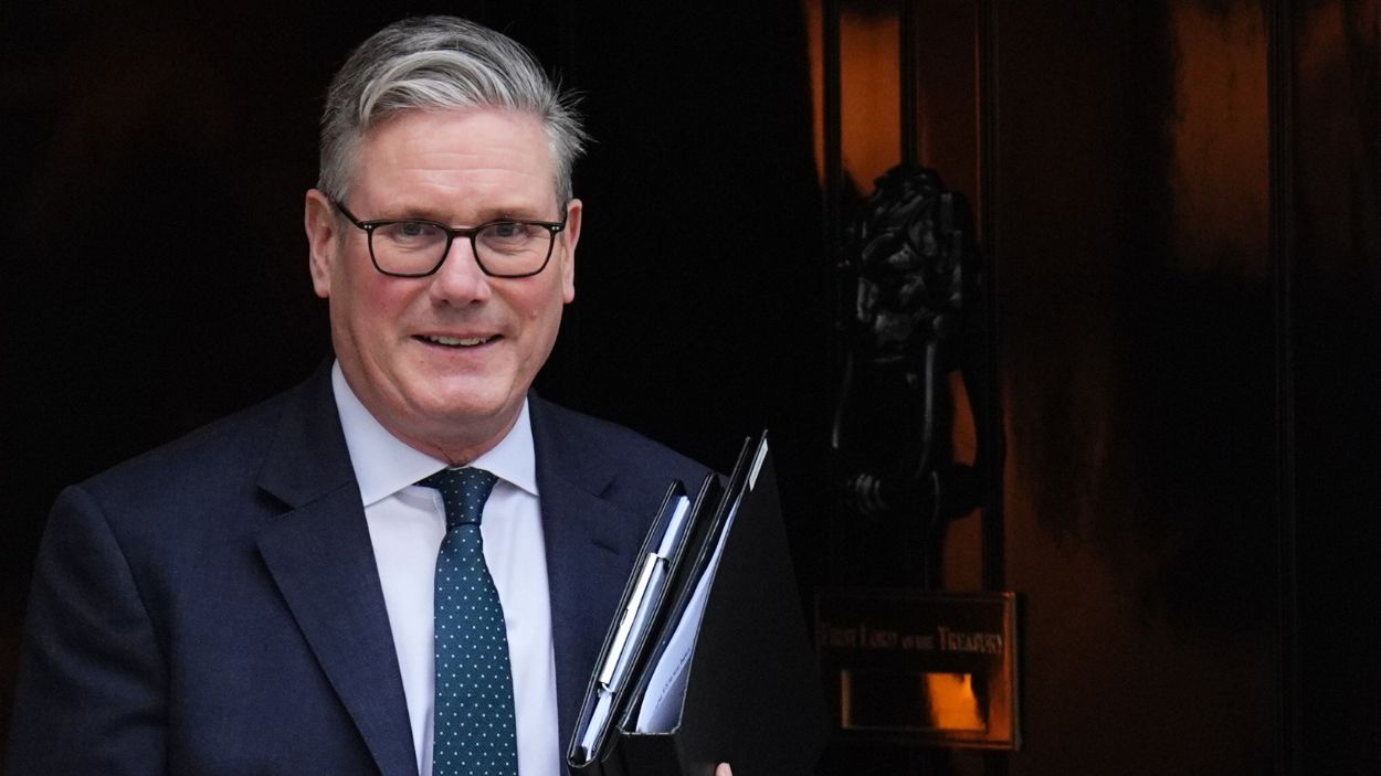 El primer ministro británico, Keir Starmer, en el número 10 de Downing Street en Londres. EP.