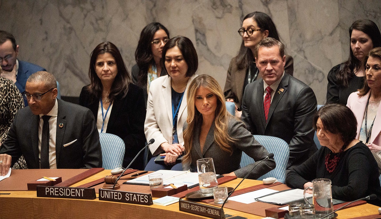 La primera dama de Estados Unidos, Melania Trump. EP