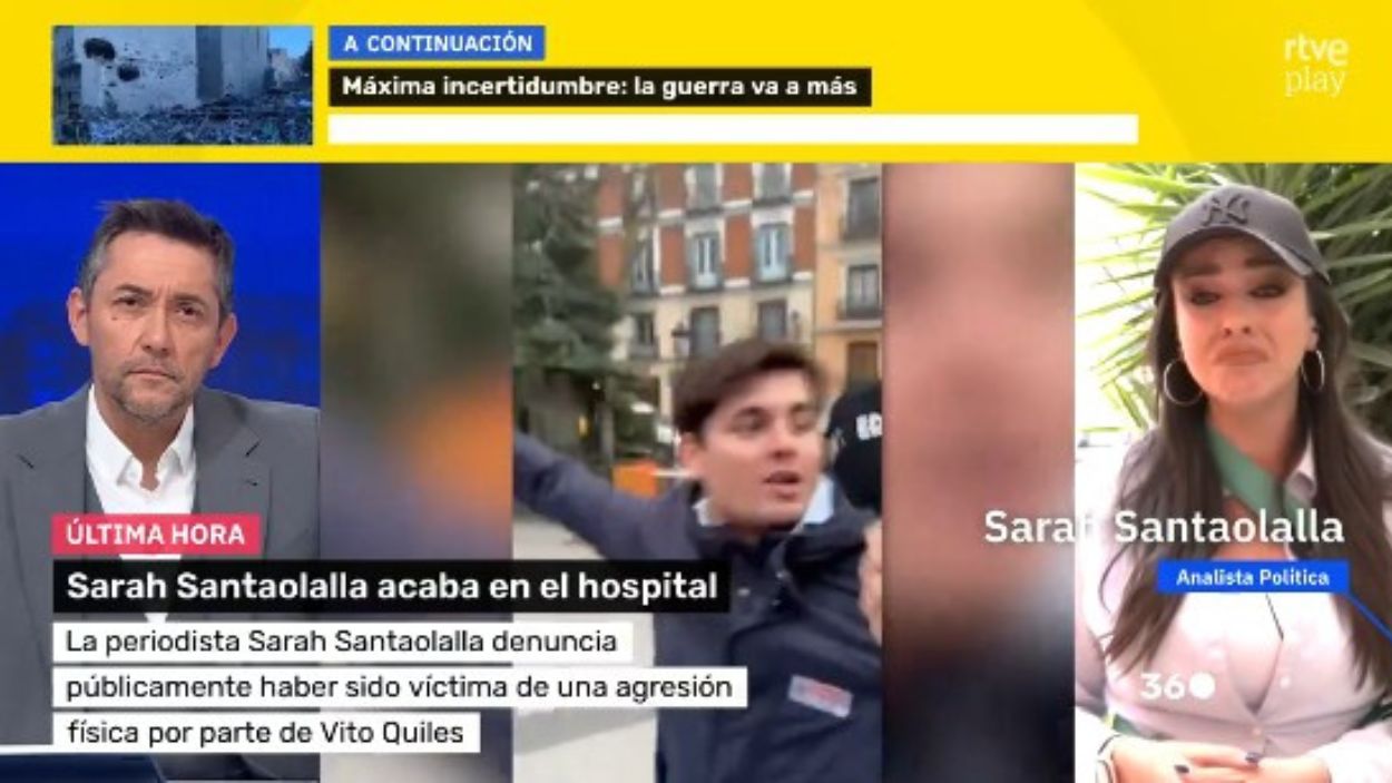 Sarah Santaolalla en 'Mañaneros 360'. EP