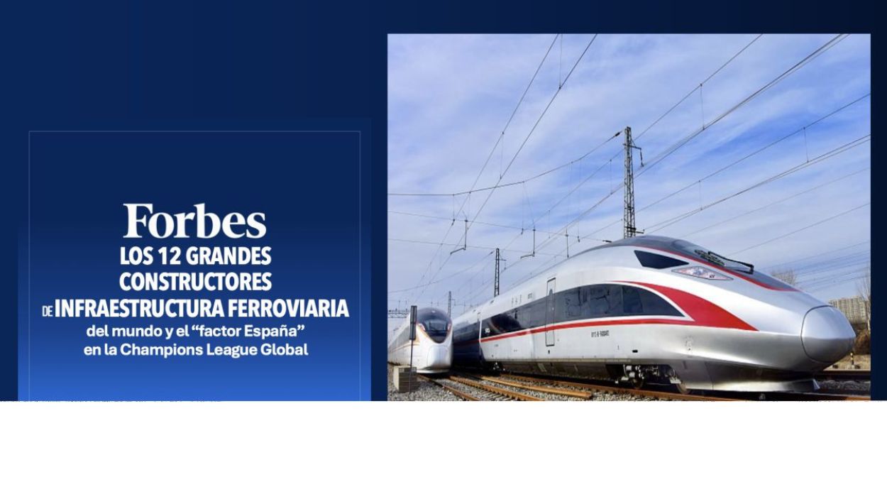 Los 12 gigantes de la infraestructura ferroviaria global, según el ranking Forbes. Servimedia.