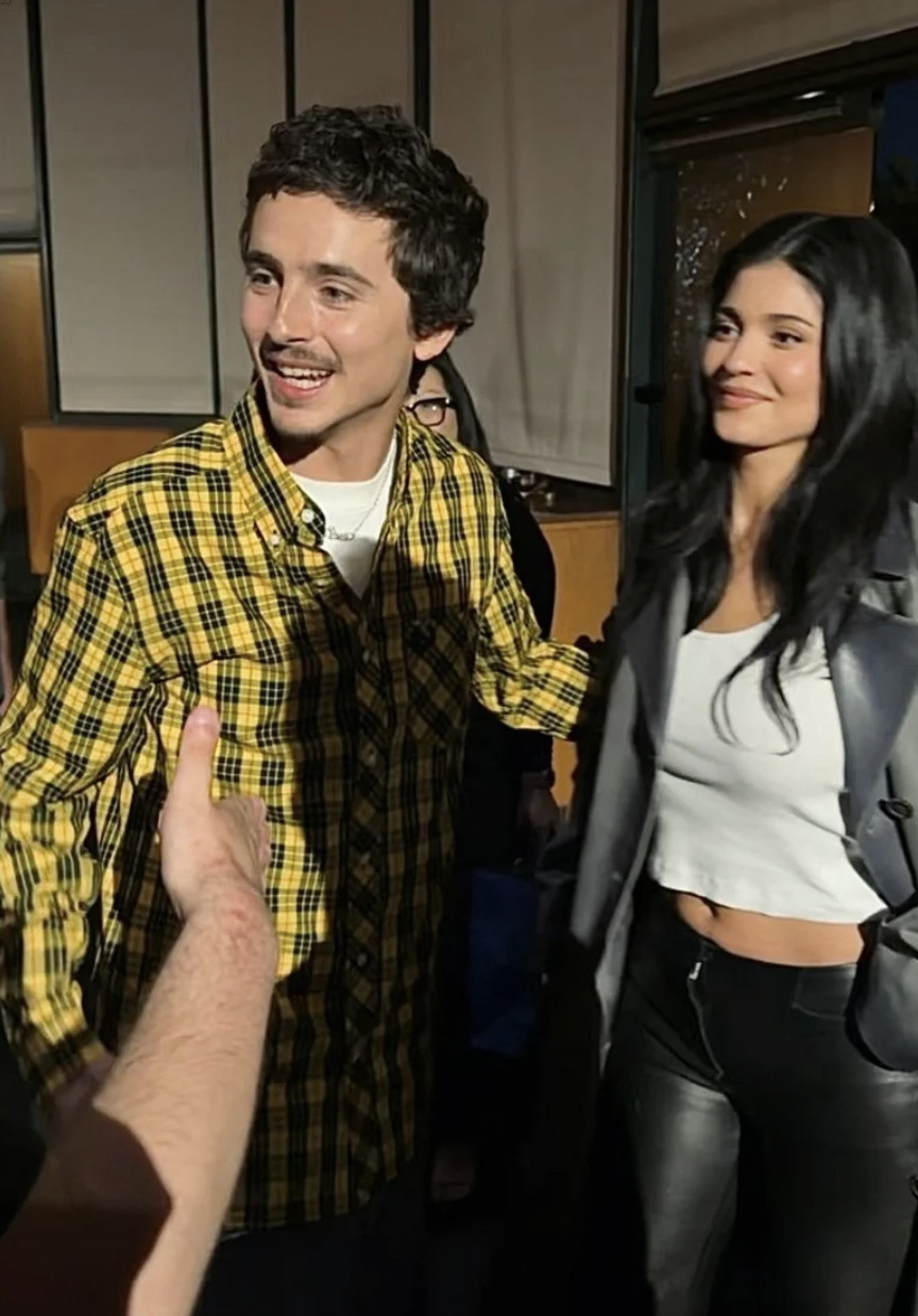 Kylie Jenner y Timothée Chalamet 