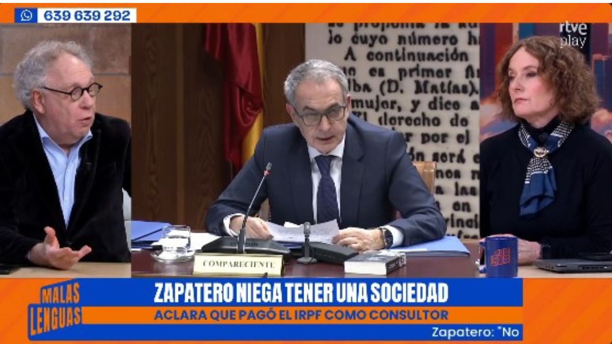 Ernesto Ekaizer en 'Malas Lenguas'. TVE