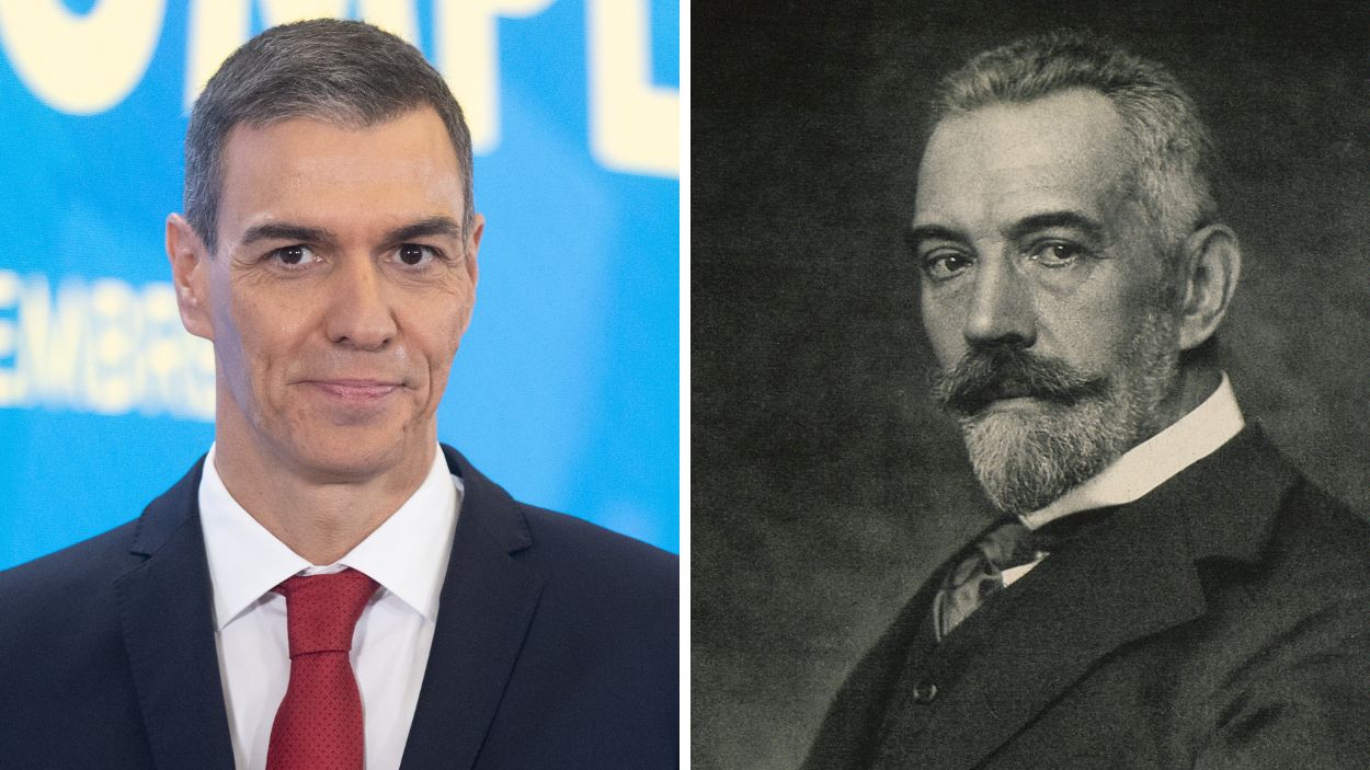 Pedro Sánchez y Theobald von Bethmann Hollweg, canciller alemán cuando estalló la 1GM.