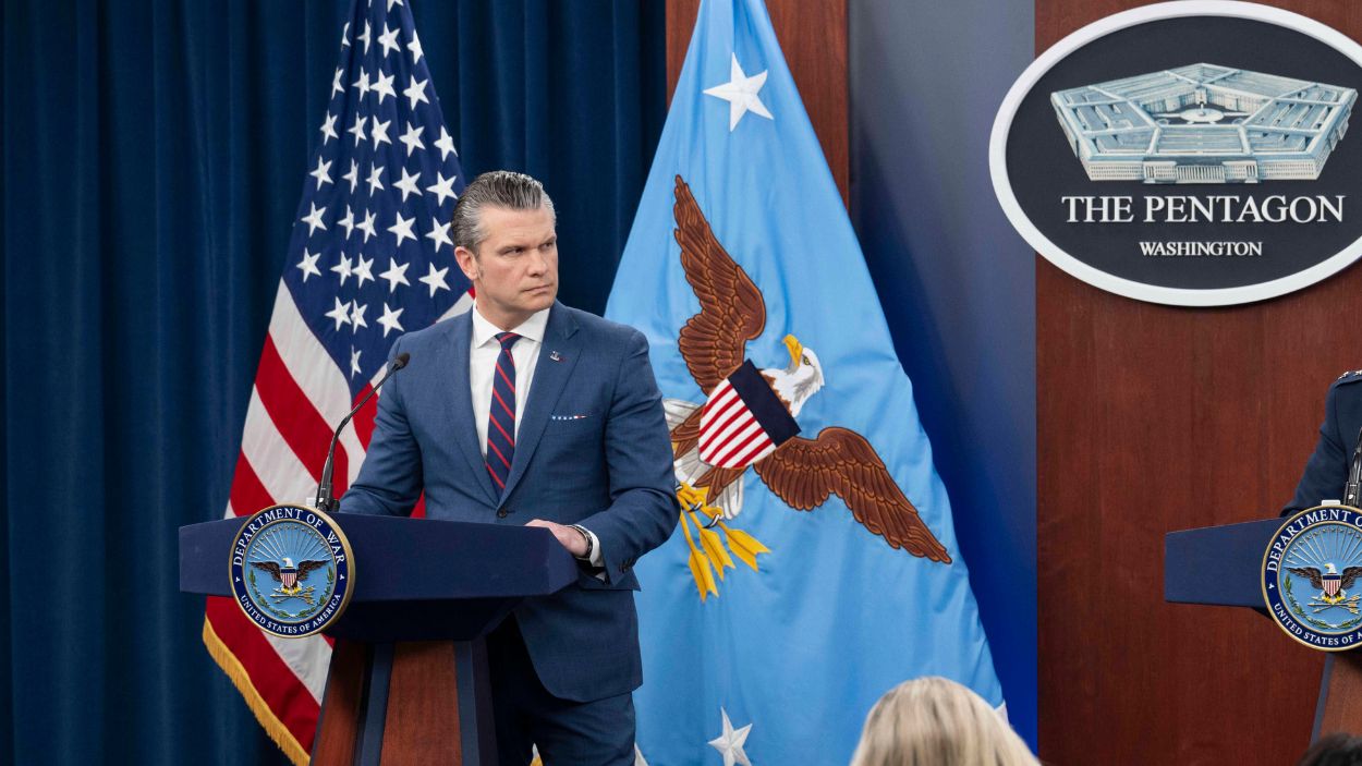 El secretario de Defensa de Estados Unidos, Pete Hegseth. EP.
